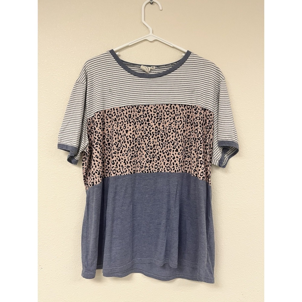Boutique Short Sleeved Shirt Size XL with 2 Small Stains At The Top See Photos
